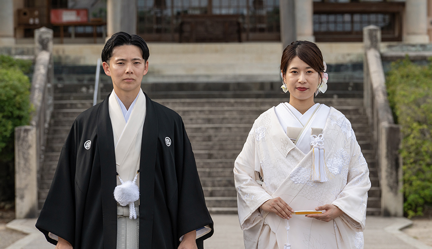新郎 K様、新婦 K様 お写真