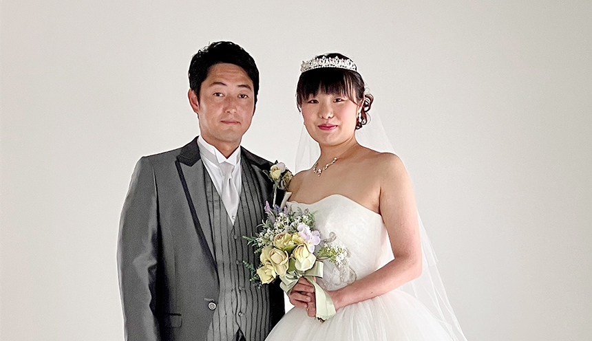 新郎 K様、新婦 K様 お写真