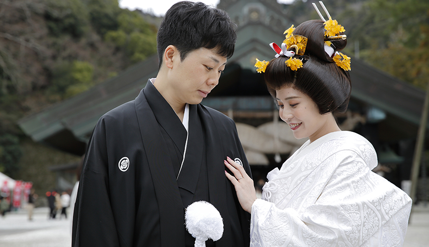 新郎 K様、新婦 K様 お写真